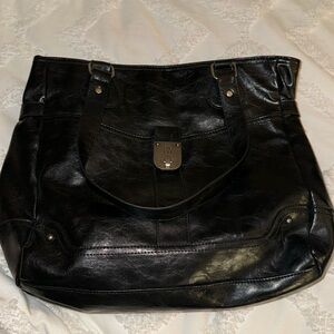 S&Co black leather purse NWOT